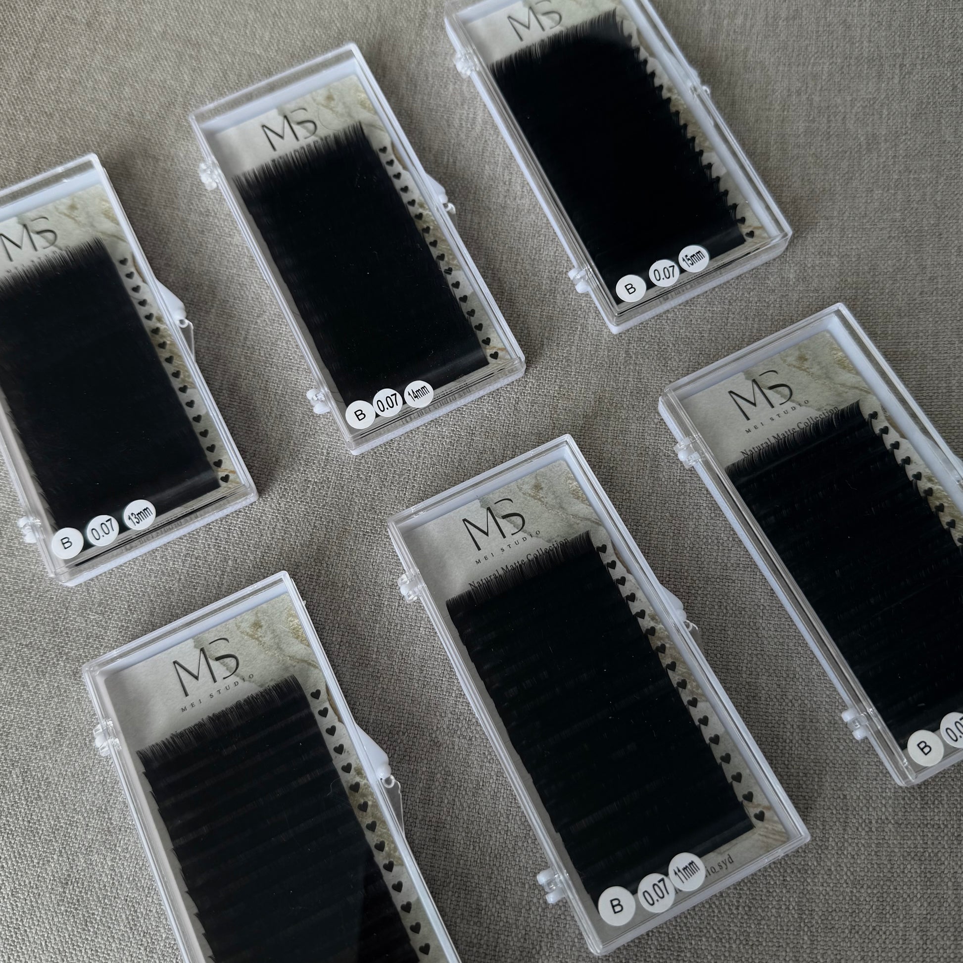 B0.07 Natural Matte Collection - Mei Studio Sydney