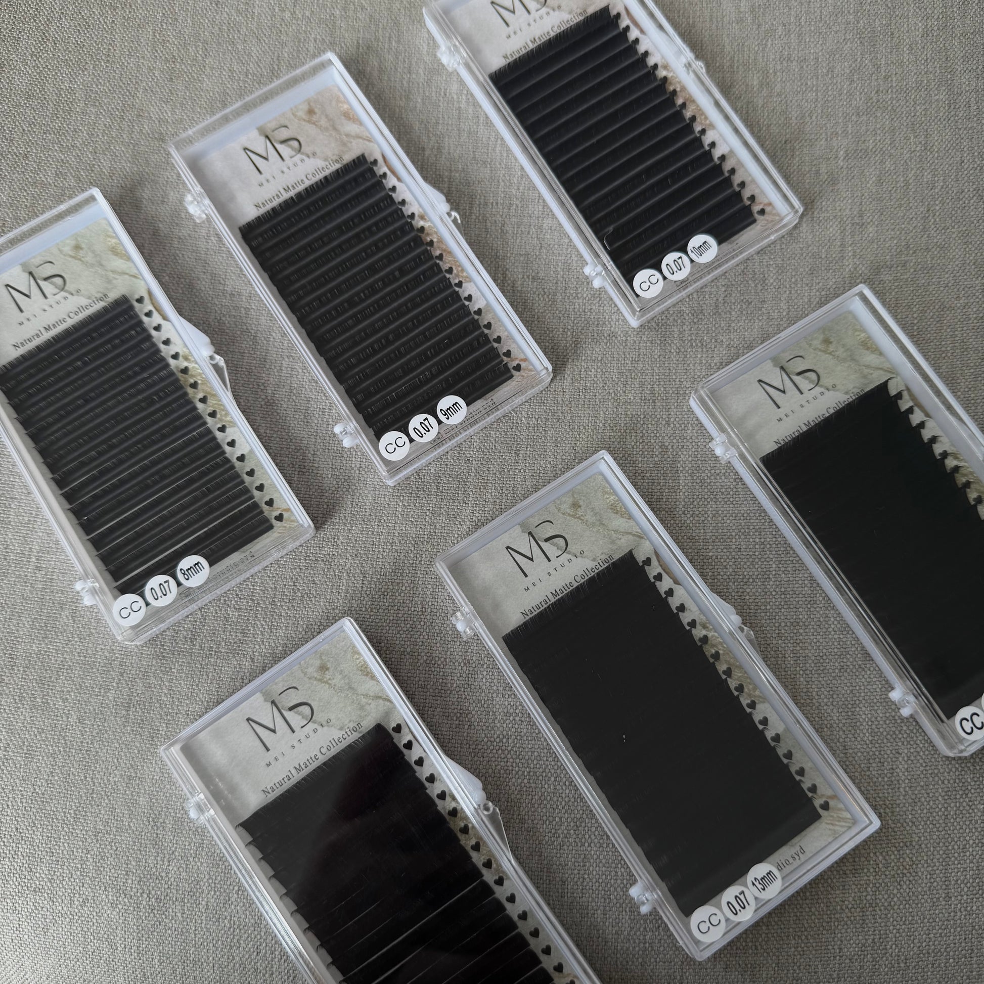 CC0.07 Natural Matte Collection - Mei Studio Sydney