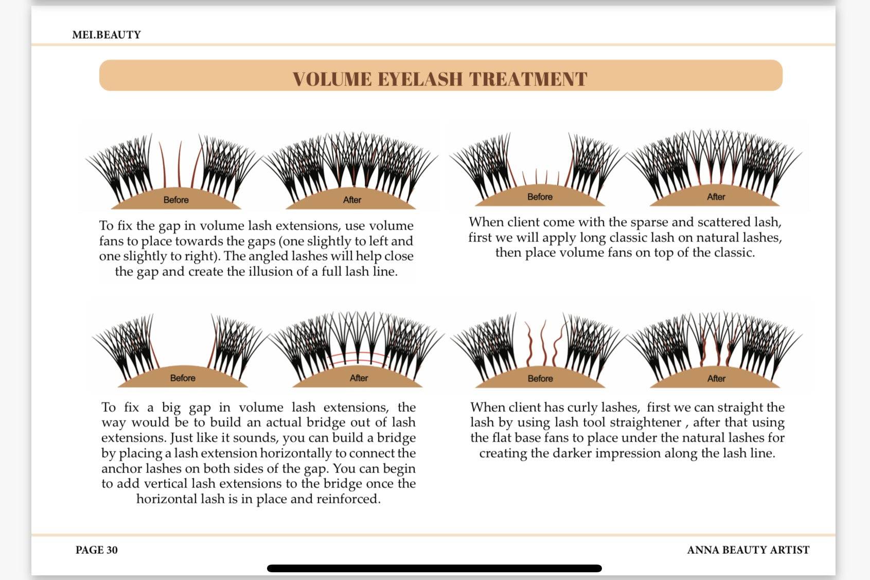 Professional Eyelash Extensions Manual - Mei Studio Sydney